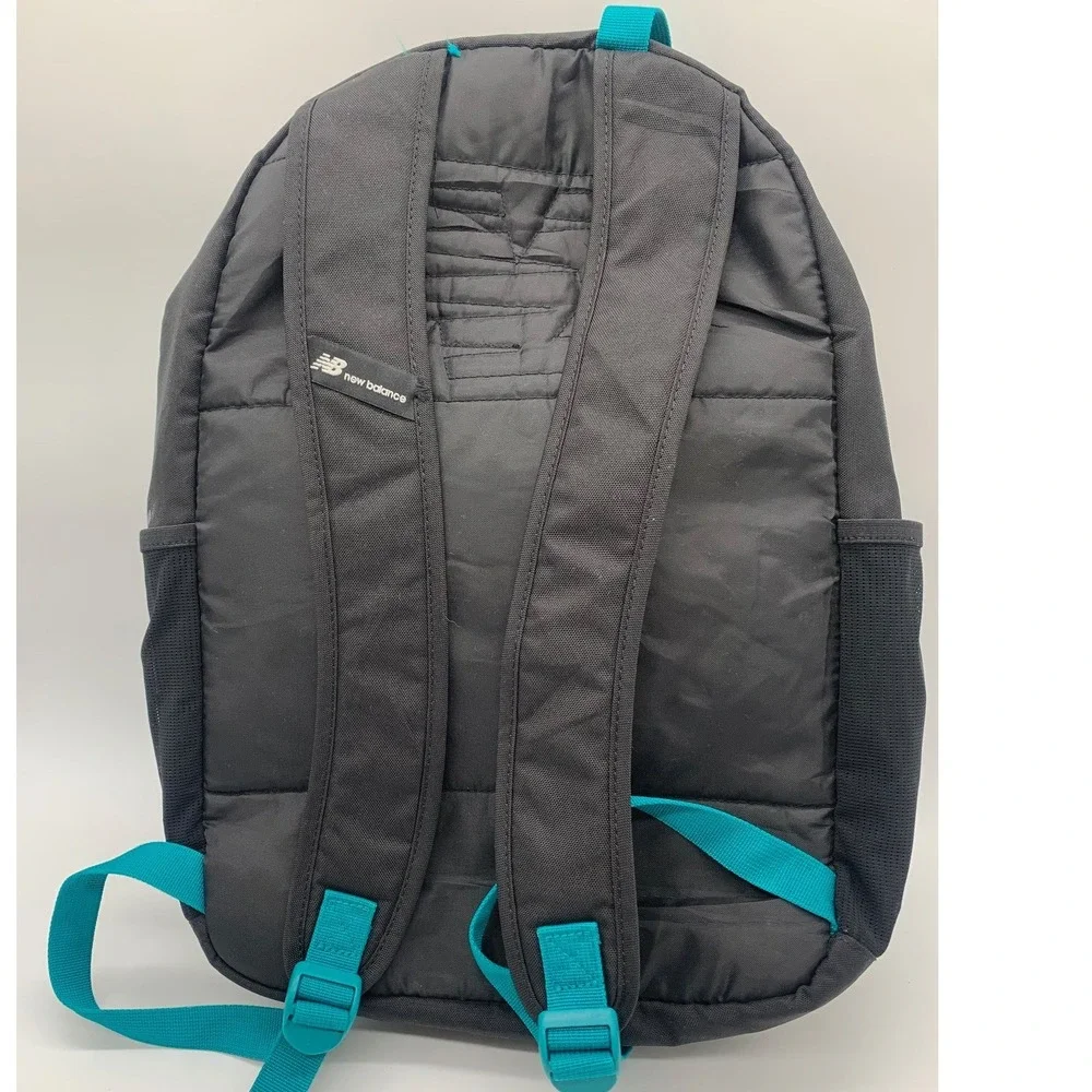New‎ Balance Backpack Unisex OS Black Magenta Teal Colorblock Sporty Logo
